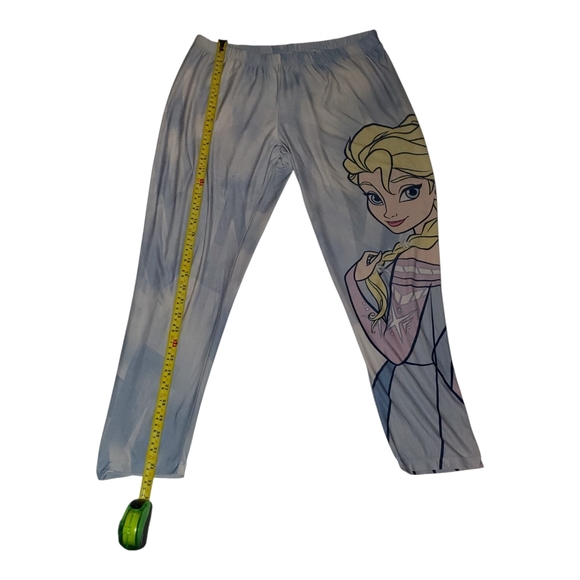 Disney Frozen Pajama Bottoms in Blue and Yellow - Picture 6 of 12